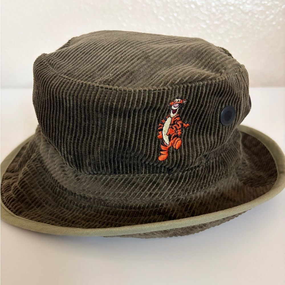 Vintage Disney Tigger Bucket Hat 90’s/Y2K Embroidered 100% Cotton Corduroy Adult